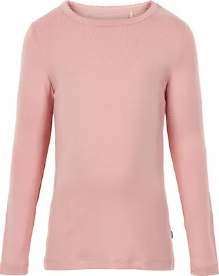 Produktbild von Minymo MIBlouse Mädchen Kinder Longsleeve Bluse Shirt Rundhals mit Rüschen Regular Fit