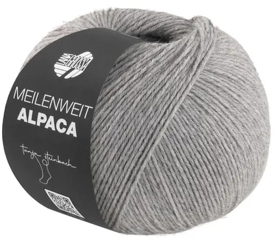 Produktbild von Lana Grossa - Meilenweit 6-fach 150g Alpaca uni 1016 dunkelgrau