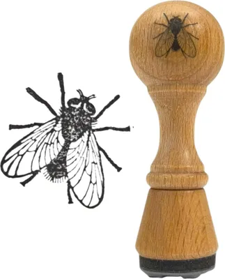 Produktbild von Fliege Holzstempel