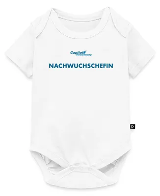Produktbild von Spreadshirt Stromberg Capitol Versicherung Nachwuchschefin Kurzarm Tages Baby Body, 74 (6-9 M.), Weiß