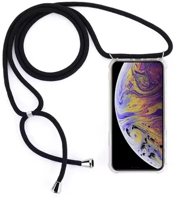 Immagine prodotto di Custodia per cellulare con cordino - Trasparente - Custodia per cellulare compatibile con Samsung Galaxy A52 - Con cordino - Custodia per telefono Samsung