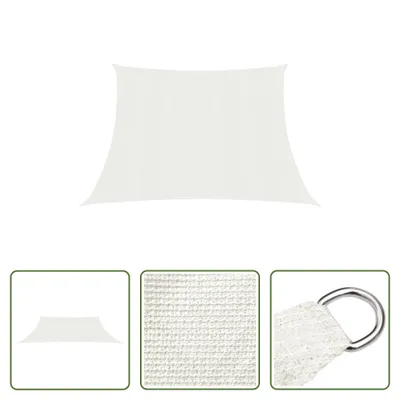 Produktbild von The Living Store Sonnensegel 160 g/m² Weiß 4/5x3 m HDPE