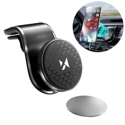 Obrázok produktu pre Wozinsky 360 univerzálny držiak do auta na vzduchovod, magnetický, čierny