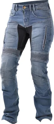 Produktbild von Trilobite Parado Doublelayer Damen Motorrad Jeans, blau, 34/32