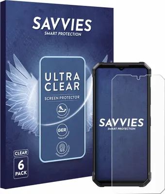 Produktbild von 6x Für Fossibot F106 Pro Schutzfolie Savvies Displayschutz Display Schutz Folie Klar Transparent