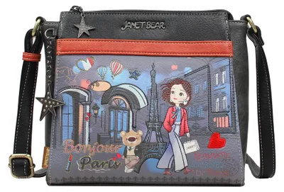 Zdjęcie produktu dla Janet Denese Damską torebka crossbody Paris Dream J-088