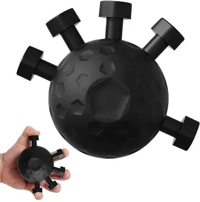 Immagine prodotto di Allenatore per la presa in silicone per esercizi per le mani - Migliora la forza della presa - Allenatore ergonomico