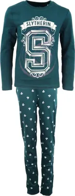 Produktbild von Harry Potter Gryffindor Slytherin Jungen Schlafanzug Pyjama – Grün / 134/140