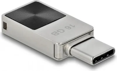 Produktbild von DELOCK Mini USB 3.2 Gen 1 USB-C Speicherstick 16GB Metallge.