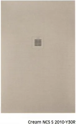 Produktbild von SANYCCES STRATO Rechteckige Duschwanne Mineralwerkstoff rutschfest 130 x 80 cm, beige