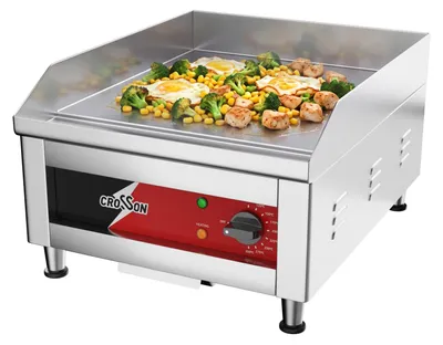 Elektrische Grillplatte 40×40 cm, 2500 W, Antihaft, 230 V