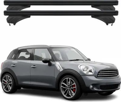 Produktbild von Menabo Dachträger Grundtäger für Mini Countryman R60 2010-2016 Alu Schwarz 2 tlg