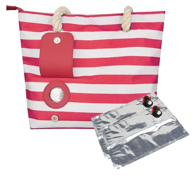 Imagen del producto de Solidchoice: Bolsa portátil para vino, ideal para la playa y fiestas