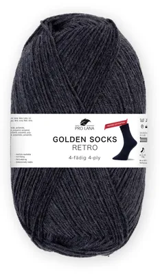 Produktbild von Pro Lana Golden Socks RETRO Merino extrafein 100 g 4-fach Sockenwolle Farbe 2197