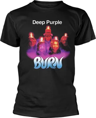 Image de Deep Purple - T-shirt "Burn" pour homme/femme unie PH4464 (3XL) (Noir)