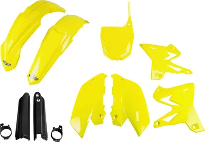 Produktbild von Verkleidungskit UFO PLAST 9-teilig Verkleidungssatz Kunststoff mit Gabelschutz für Yamaha YZ WR 125 / 250 ccm Bj. 2002 - 2004, Farbe:dunkelblau OEM