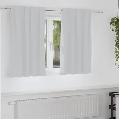 Produktbild von Verdunkelungs-Vorhänge mit Ringen 2 pcs Helles Grau