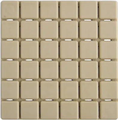 Produktbild von MSV Premium Duschmatte Badematte Badewanneneinlage Anti Rutsch Pads - 6 Stück - antibakteriell rutschfest mit Saugnäpfen - Beige - ca. 13 x 13 cm - duftet nach Rosen - waschbar bei 60° Grad