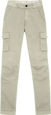Beige Hose Laila Peak Cargo von Looking for Wild mit aufgesetzten Taschen und Knieverstärkungen