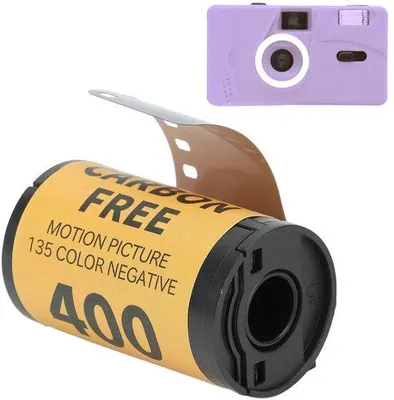Image de Film couleur ISO 320-400, pellicule de 35 mm pour appareils photo de type 135, avec étui de transport
