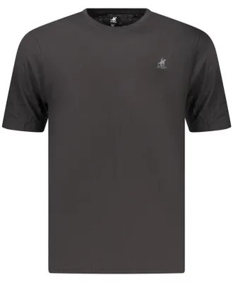 Produktbild von Herren Kurzarm T-Shirt Schwarz mit Logo und Rundhalsausschnitt