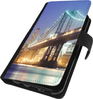 Produktbild von Book Case für Samsung Galaxy S7 Hülle Tasche Flip Cover Handy Schutz Hülle mit Magnet Handycover Design 92