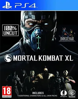 Produktbild von Mortal Kombat XL  PS-4  AT inkl Pack 1+2  Skin Packs auf CD