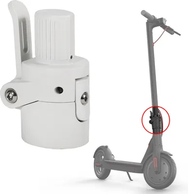 Produktbild von Klappstangenfu? Massivmetall Faltbarer Mastfu? Ersatz fš¹r Xiaomi M365 Elektroroller-Schraubenzubeh?r