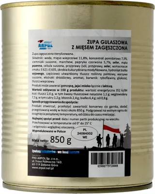 Produktbild von Zupa Arpol gulaszowa z mięsem zagęszczona 850 g