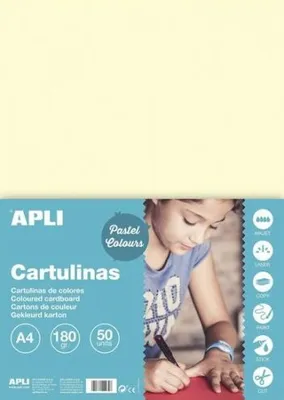 Obrázek produktu pro APLI 14230, Slonovinová, Jednobarevný, A4 (210 x 297 mm), 170 g/m², 210 mm, 297 mm