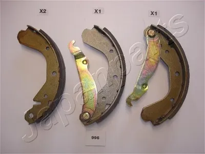 Produktbild von JAPANPARTS Bremsbackensatz Trommelbremse Hinten für OPEL Corsa B Schrägheck (S93) GF-996AF