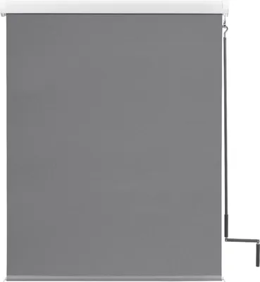 Obrázek produktu pro Roleta - Tmavě šedá - 140x240cm - Zatemňovací - Izolační - Hliník , polyester - Na balkon a terasu - Není nutné vrtat