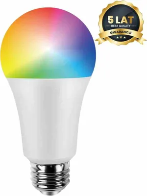 Immagine prodotto di Lampadina LED RGBW 11W E27 variabile Eko-light EKSM6666