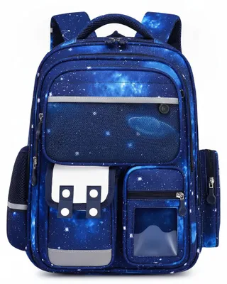 Produktbild von Dripio - Schulrucksack - Ergonomisch - Wasserdicht - Blau, KI-generiertes Bild