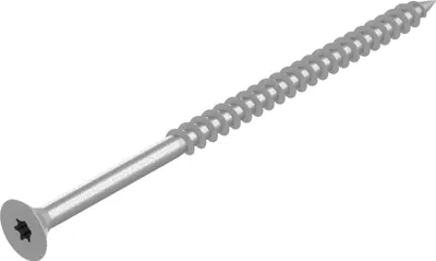 Produktbild von SECCARO Spanplattenschraube 6 x 110 mm, Edelstahl V2A VA A2, Holzschraube mit Teilgewinde, TX / Innensechsrund, 50 Stück