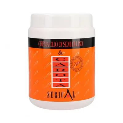 Zdjęcie produktu dla Kallos Serical Crema Olio Di Semi Di Lino Carota maska do wlosow z wyciagiem z marchwi, 1000ml