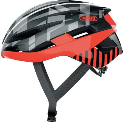 Produktbild von ABUS Rennradhelm StormChaser - Leichter und komfortabler Fahrradhelm für professionellen Radsport für Damen und Herren - Orange/Grau, Größe S (51-55 cm?)