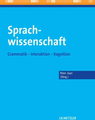 Produktbild von Sprachwissenschaft