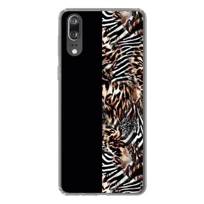 Produktbild von MuchoWow® Handyhülle Schutzhülle Hülle für Huawei P20 Mantel - Design - Tiere Silikon Softcase Handy Hülle - Hardcover