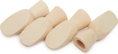 Produktbild von VBS Holzhände Set 4 Stück 35 cm ideal für Dekoration und Bastelprojekte