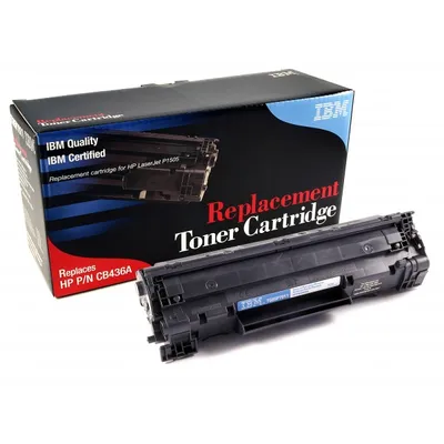 Produktbild von Kompatibel IBM HP CB436A Tonerpatrone schwarz