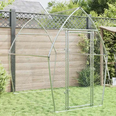 Obrázek produktu pro Ocelová smyčka Kippenhok, pozinkovaná, stříbrná barva, rozměry 400 x 105 x 182 cm