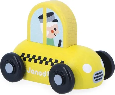Produktbild von Janod Kreuzung Taxi Gelb  Gelb One Size