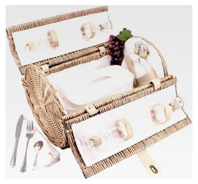Produktbild von Runder Picknickkorb Opéra - für 4 Personen