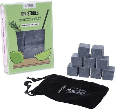 Imagen del producto de Juego de 9 piedras de mármol – Caja de regalo y estuche – Colección Eureka – Set de 9 piedras, modelo GB03852