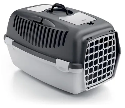 Image de STEFANPLAST Gulliver 2 gris 55x36x35cm porte en plastique, 97280