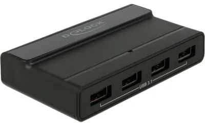 Produktbild von Externer USB 3.1 4 Port Hub mit 10 Gbps Delock