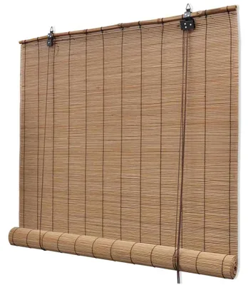 Zdjęcie produktu dla vidaXL Roleta bambusowa 150x160 cm brązowa