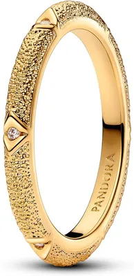 Immagine prodotto di Pandora Me Ring, anello da donna, struttura con pietre, placcato in oro, modello 163322C01, taglia 58