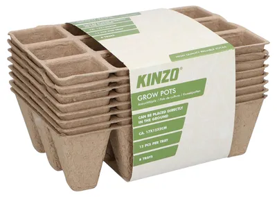 Produktbild von KINZO Anzuchttöpfe, 8x12 Zellen